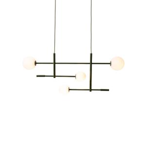 Suspension métal vert 97x13x215cm