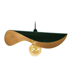 Suspension  métal,Vert ,H 65x D40xP40cm