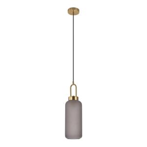 Suspension minimaliste en verre et métal doré PANDORE verre…