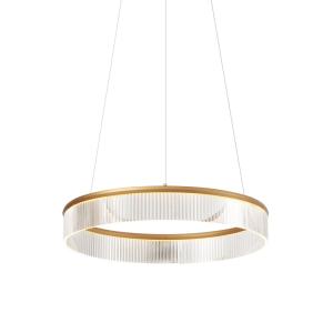 Suspension moderne laiton LED dimmable 59 cm