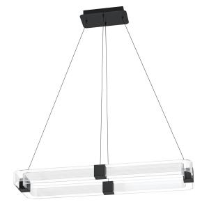 Suspension  noir  LED intégrée