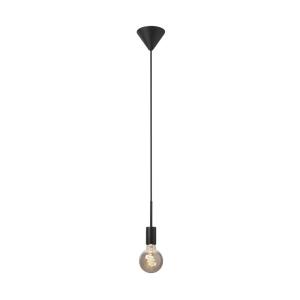Suspension noir pour ampoules vintage