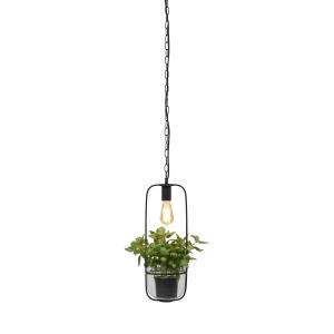 Suspension noire pour pot H52cm