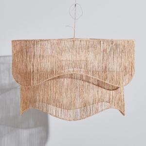 Suspension non électrifiée vagues en jute