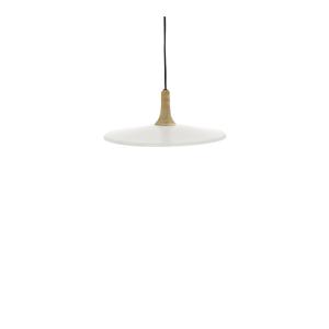 Suspension ronde en métal ø40cm - Blanc