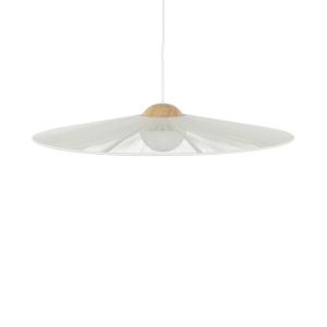 Suspension ronde en métal ø65cm - Beige