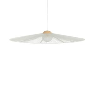 Suspension ronde en métal ø80cm - Beige