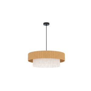 Suspension ronde en raphia 75 cm