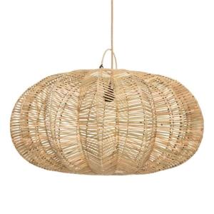 Suspension rotin l72cm beige