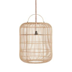 Suspension Rotin Marron 50x50x60cm