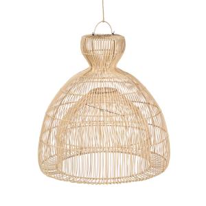 Suspension rotin marron 82x82x84cm