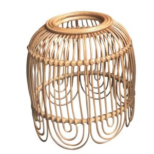 Suspension rotin naturel 30 x 25 cm