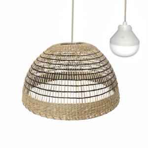 Suspension sans fil Herbe marine Beige d38cm