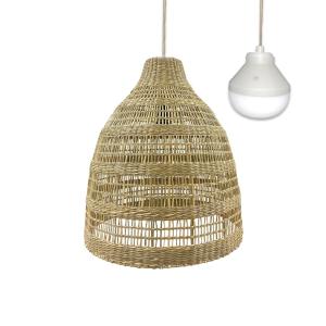 Suspension sans fil Herbe marine Beige D50CM
