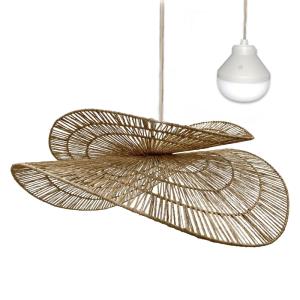 Suspension sans fil Jute Beige D80CM