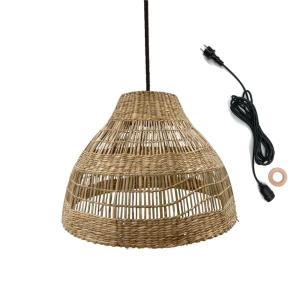 Suspension secteur Herbe marine Beige H34CM