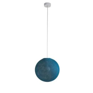 suspension simple globe 31 bleu paon