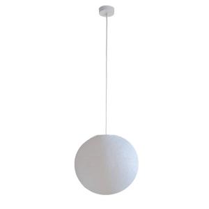 suspension simple globe 38 blanc