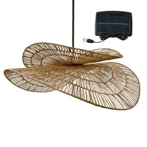 Suspension solaire bohème Jute Beige D80cm