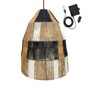 Suspension solaire Corde Beige d50cm