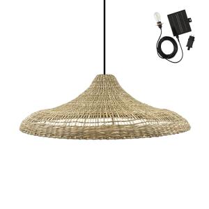 Suspension solaire Herbe marine Beige d70cm