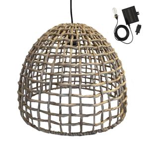 Suspension solaire Jacinthe d'eau Beige d50cm