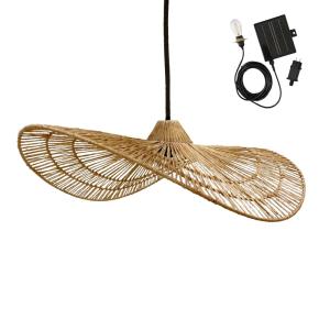 Suspension solaire Jute Beige d63cm