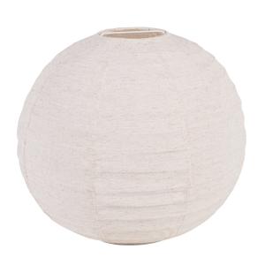 Suspension sphérique en lin beige crème