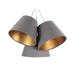 Suspension Tissu Gris 50x50x107 cm