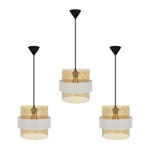 Suspension TOSEL ,métal,Blanc   ,H 85xD 27x P 27cm
