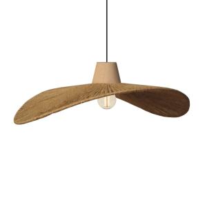Suspension TOSEL ,métal,fibre ,naturel, H 70xD44x P 50cm