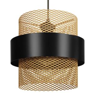 Suspension TOSEL ,métal,Noir , H 85xD27xP27cm