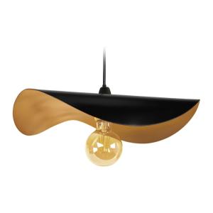 *SUSPENSION TOSEL ,métal,Noir ,H65xD40xP40 cm