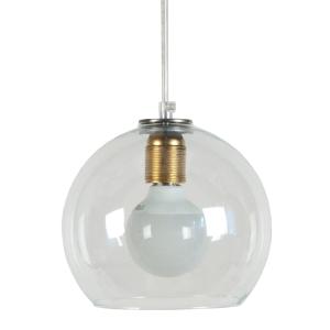 Suspension TOSEL ,verre,Aluminio,H77xD19xP19cm