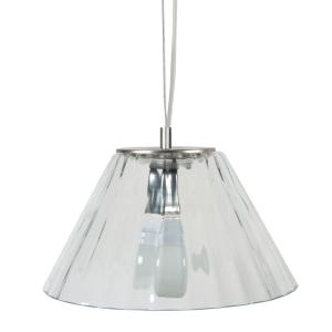 Suspension TOSEL ,verre,Aluminium,H 80x D37xP37cm