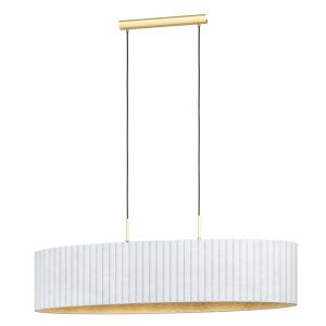 Suspension velours blanc