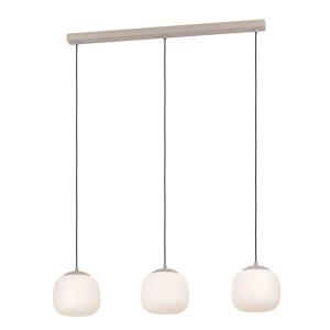 Suspension verre taupe