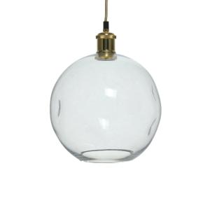 Suspension Verre Transparent 26x26x32 cm