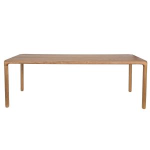 Table 220x90cm en bois beige