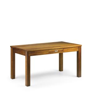 Table 4/6 personnes en bois marron L 150 cm