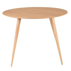 Table à dîner ronde chêne 100 cm