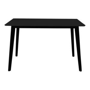 Table à manger 120x70cm en bois noir SIANA noir 120x70x75cm