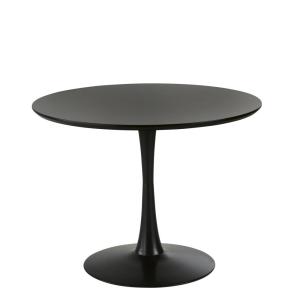 Table à manger 4/5 personnes noire D100
