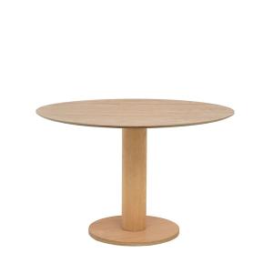 Table à manger 4 personnes ronde en bois ø100cm - Bois clai…