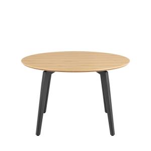 Table à manger 4 personnes ronde en bois ø120cm - Bois clai…