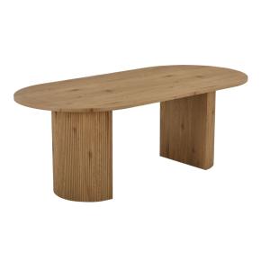 Table à manger 6/8 personnes 210 cm naturelle