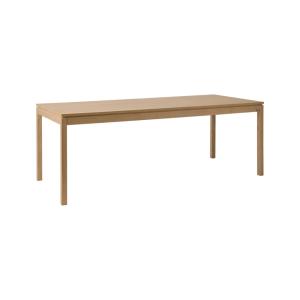 Table à manger 6 à 8 personnes effet bois clair