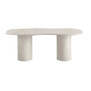 Table à manger 8/10 personnes 200 cm en béton enduit
