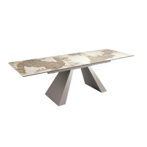 Table à manger à rallonge rectangulaire