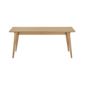 Table à manger avec allonge 8/10 personnes 180 cm, chêne